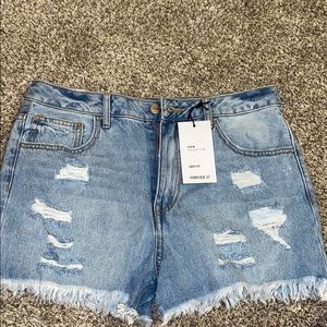 Forever 21 Denim Shorts: Easy Fit